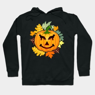 German Shepherd Dog Halloween Pumpkin Carving Hoodie